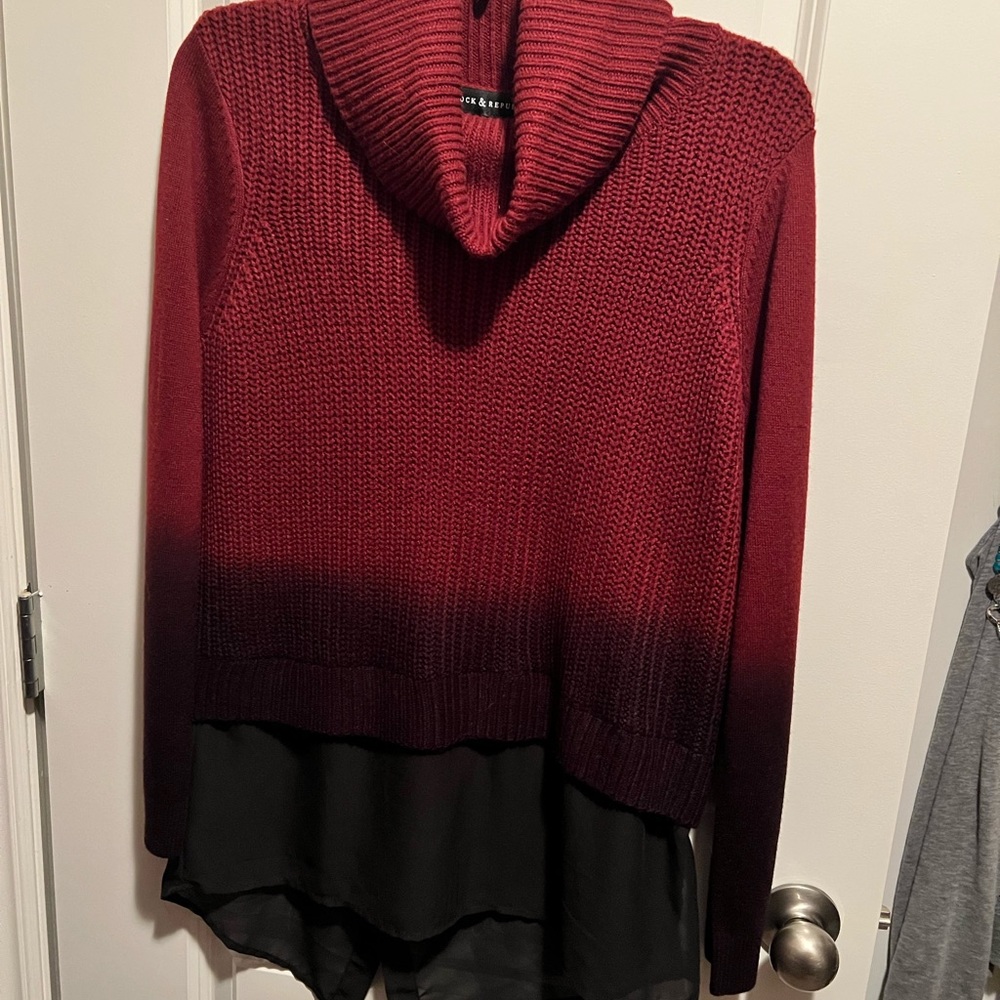 Women's Rock & Republic® Mock-Layer Turtleneck Sweater